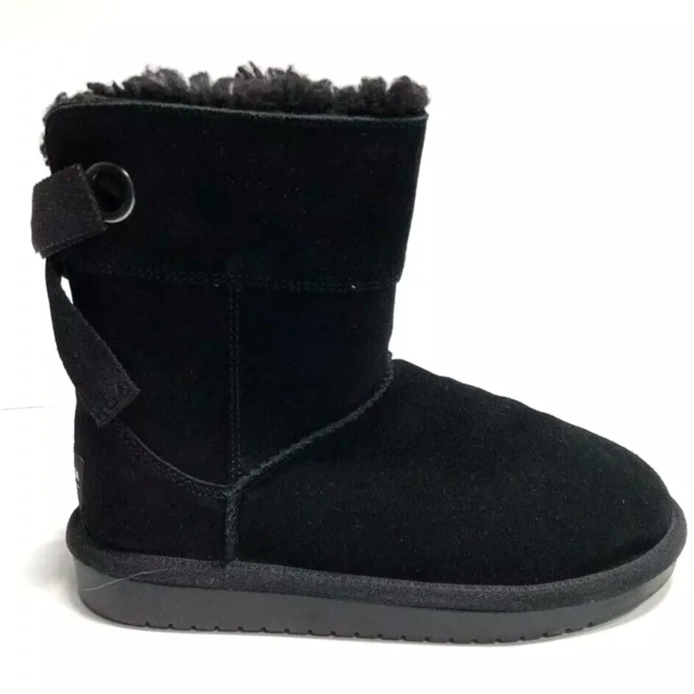 Koolaburra Andrah Short Girls Boot Black Size 13 M Little Kid